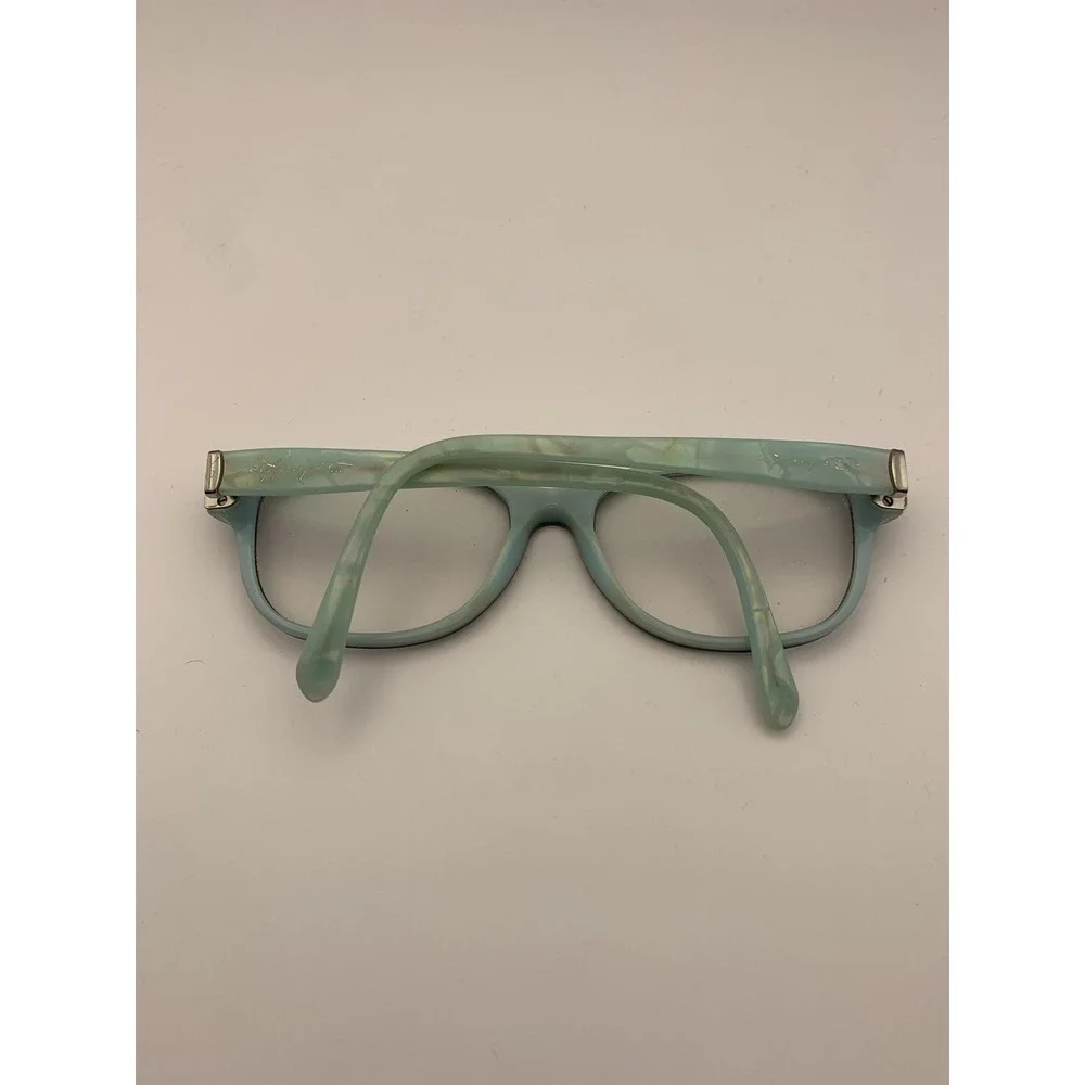 Tiffany & Co Eyeglasses 51-16 Aqua Blue Black Womens Frame Only